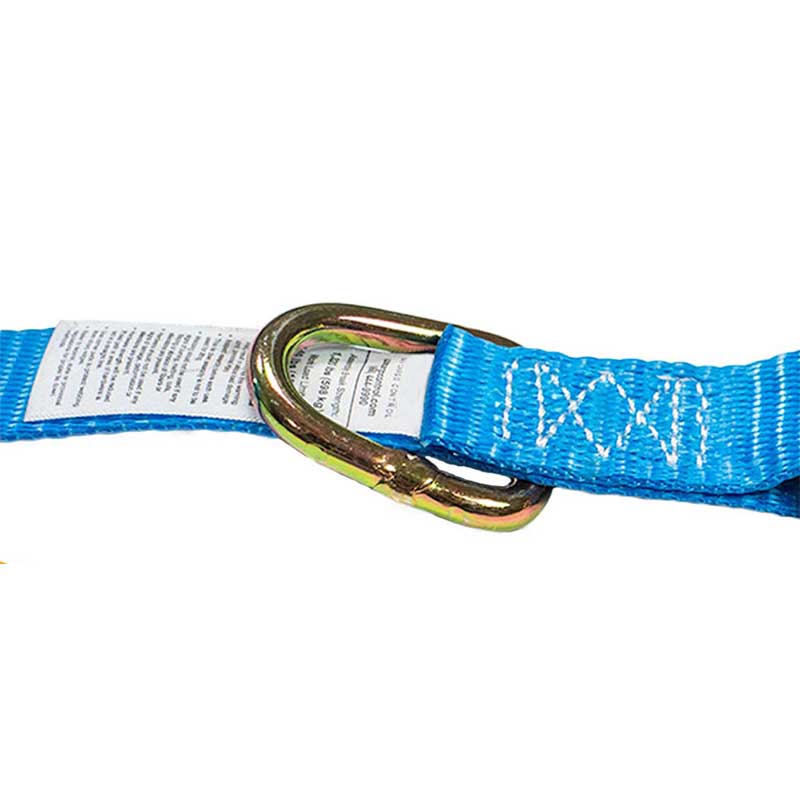 لوگوی سفارشی بند ضامن دار 1 اینچی X 15 با J-Hook و D-Ring