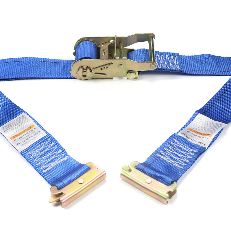 بند ضامن دار 2 اینچی E-Track (آبی)